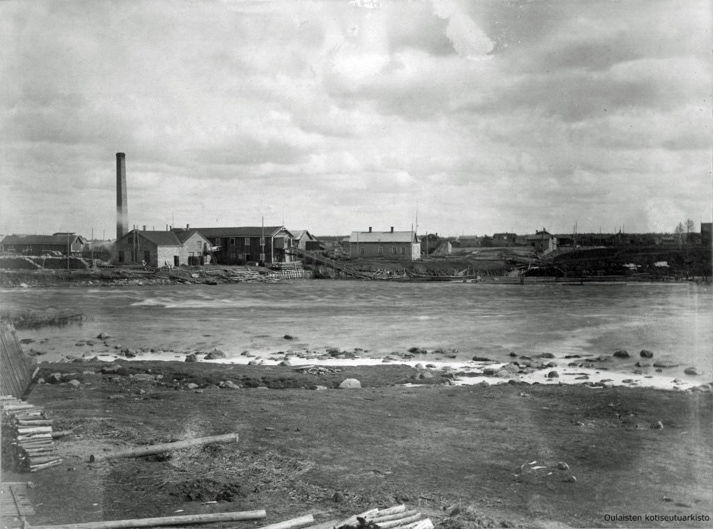Oulaisten saha Pyhäjoen etelärannalla