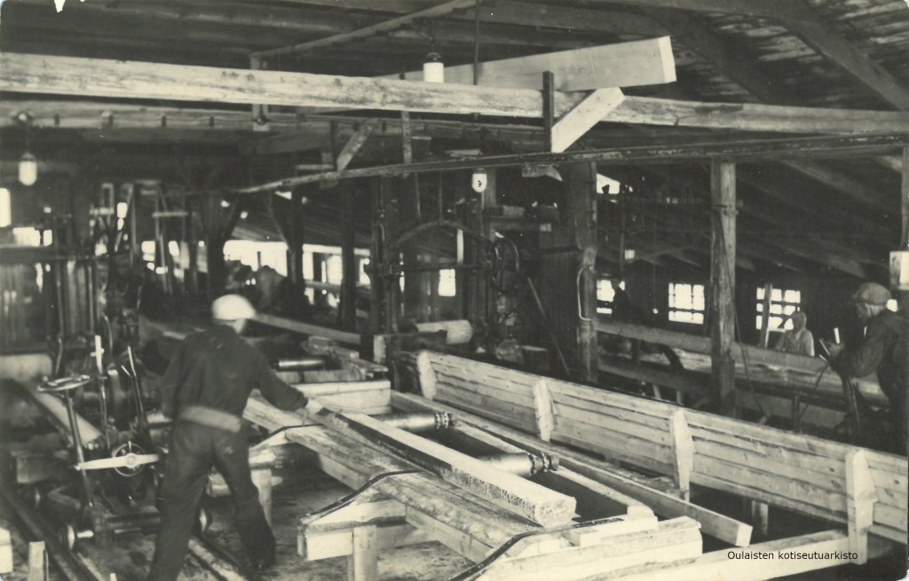 Oulaisten sahan sisältä